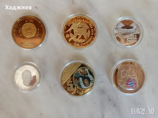 Колекционерски футболни монети Германия , снимка 6 - Фен артикули - 47854780