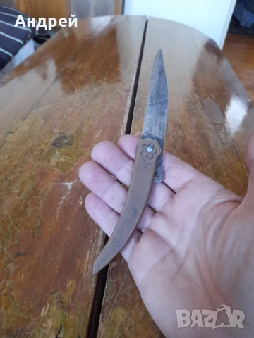Стар джобен нож,ножче,ножка #123, снимка 4 - Други ценни предмети - 51170859