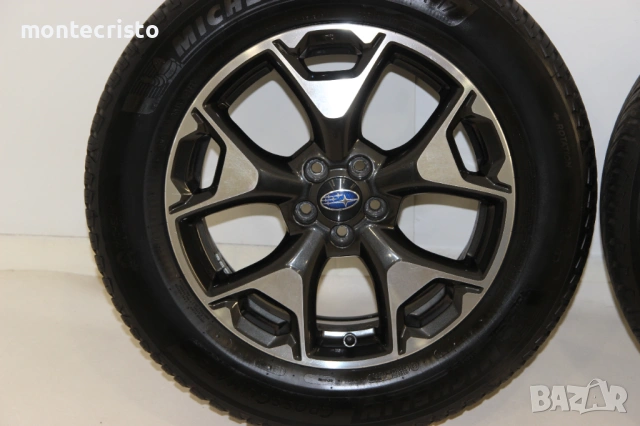 Алуминиеви джанти Subaru XV (2018-2026г.) 17 цола 5x100 56.1 Гуми 225 60 17 Michelin, снимка 5 - Гуми и джанти - 53933670