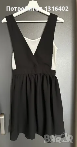 Рокля сукман Sandro размер XS, снимка 5 - Рокли - 49593658