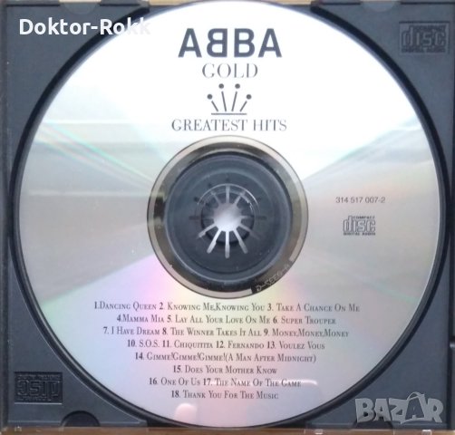 ABBA – Gold: Greatest Hits (CD) 1992, снимка 3 - CD дискове - 40762795