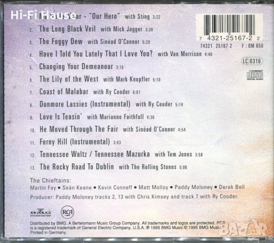 The Chieftains-The Long Black Veil, снимка 2 - CD дискове - 35373075