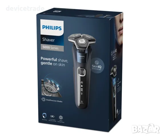Електрическа самобръсначка Philips Series 5000 S5885/10, снимка 4 - Електрически самобръсначки - 56125953