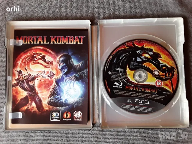 Mortal Kombat ›PlayStation 3 ps3 SteelBook, снимка 2 - Игри за PlayStation - 55728637