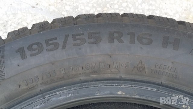 Нова зимна гума CONTINENTAL WinterContact TS 860 195/55 R16 87H, снимка 7 - Гуми и джанти - 31040230