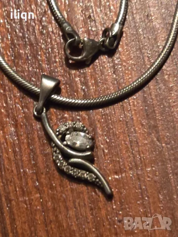 Сребърно колие Проба 925. 39.99лв. 41см., снимка 2 - Колиета, медальони, синджири - 49009097