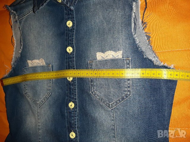 Дънково елече размер 40, снимка 4 - Елеци - 30526941