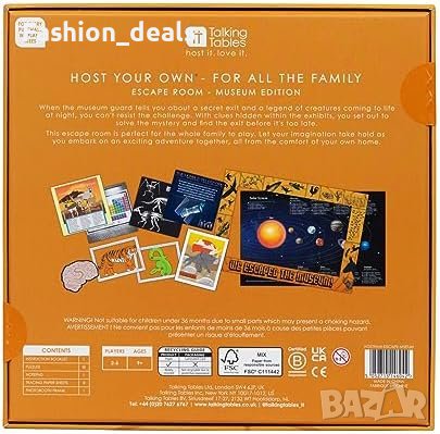 Нова настолна игра деца Talking Tables Тематична ескейп стая загадки, снимка 2 - Игри и пъзели - 42450548
