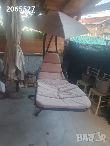 люлка-шезлонг, снимка 2 - Градински мебели, декорация  - 50012387