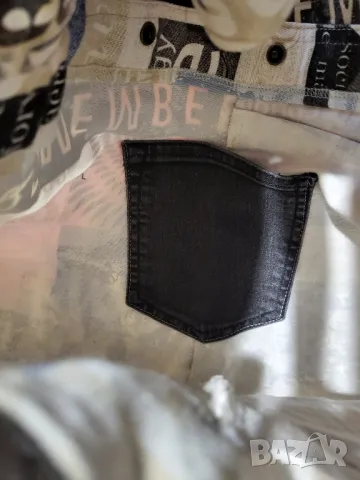 Ръчно изработена чанта от дънков плат, снимка 3 - Чанти - 48156124