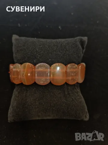 Гривна от естествени камъни- карнеол