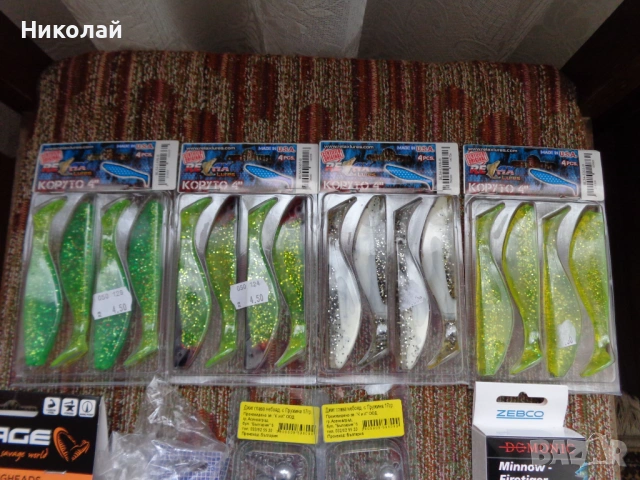 Воблери,джиг глави(два вида),тройни куки,силикони,блесни и др., снимка 5 - Такъми - 52502795