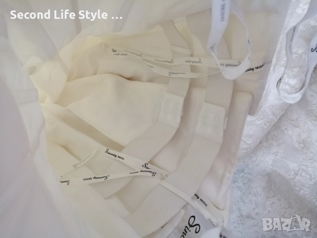 Сватбена рокля Sincerity Bridal р-р L-XL - цвят слонова кост, снимка 15 - Сватбени рокли - 52973174