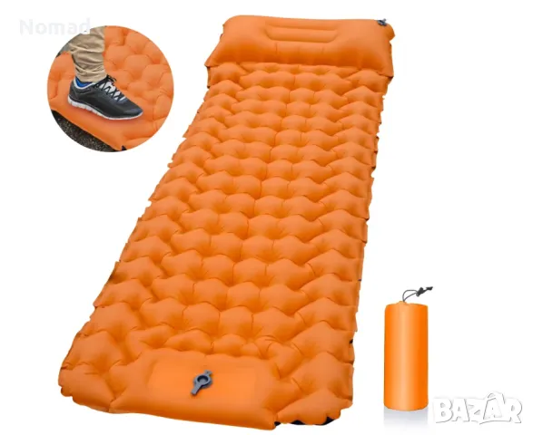 📢 -60% ПРОМО – Ултралеко надуваемо шалте / дюшек за трекинг и къмпинг, снимка 9 - Надуваеми легла - 49204434