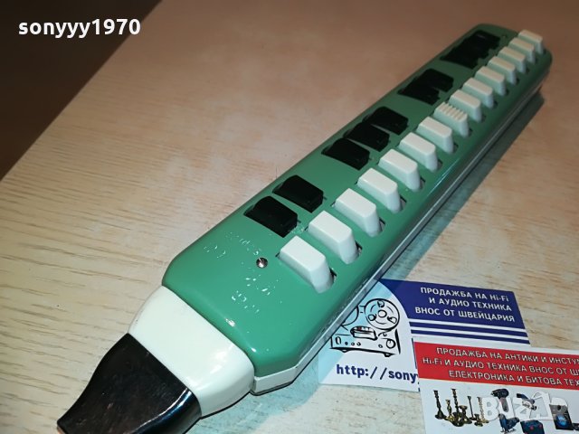 РЕТРО СВИРКА-МЕТАЛЕН ДУХОВ ИНСТРУМЕНТ-36Х7Х5СМ, снимка 7 - Духови инструменти - 29235189