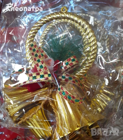 Коледна декорация - камбанки и коледни звезди, снимка 5 - Декорация за дома - 52666508