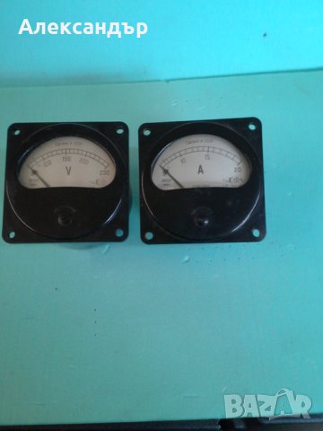 Руска военна техника: Комплект V&A-метър 250V, 20А /АС/.