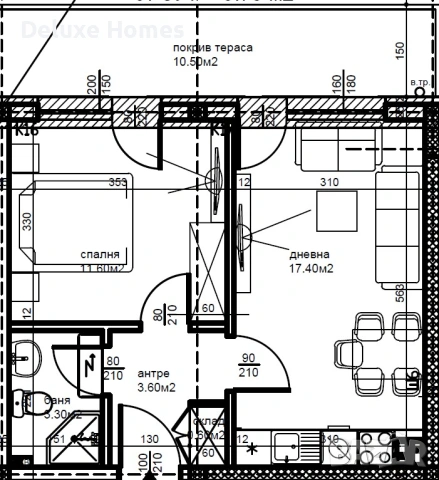 БЕЗ КОМИСИОНА! Двустаен апартамент - кв. Беломорски