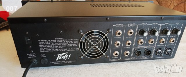 Peavey Classic 60/60 Stereo All Tube Power Amplifier/Пиви стерео на пълно лампов усилвател , снимка 5 - Китари - 39942724