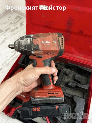 Гайковерт Hilti Siw 6-22 Nuron, снимка 3 - Куфари с инструменти - 56509433