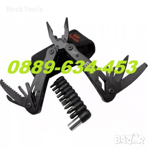 Мултитул Gerber Клещи Отверка Нож битове трион инструменти отверки , снимка 2 - Други инструменти - 32031274