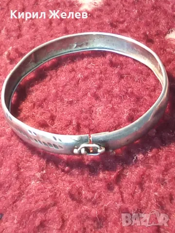 Старинна СТИЛНО РЪЧНО ОРНАМЕНТИРАНА РЕТРО АРТ СРЕБЪРНА ГРИВНА СРЕБРО 925 МАЙСТОРСКА ИЗРАБОТКА 47973, снимка 13 - Антикварни и старинни предмети - 48493019