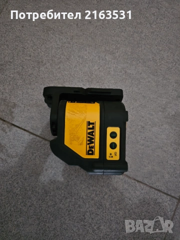 Зелен линеен лазерен нивелир DeWALT DW088CG, 20 м, 0.3 мм/м , снимка 3 - Други инструменти - 53932394