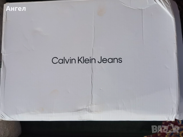 Нови маркови маратонки Calvin Klein Jeans Retro Tennis Low Mg Mix велур 43, снимка 10 - Маратонки - 52096407