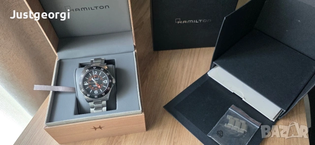 Hamilton Khaki Aviation Pilot Day Date Auto H76755135 – пълен комплект, снимка 7 - Мъжки - 53291456