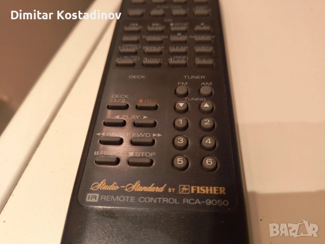 fisher ca 9050 remote control, снимка 2 - Ресийвъри, усилватели, смесителни пултове - 53895291