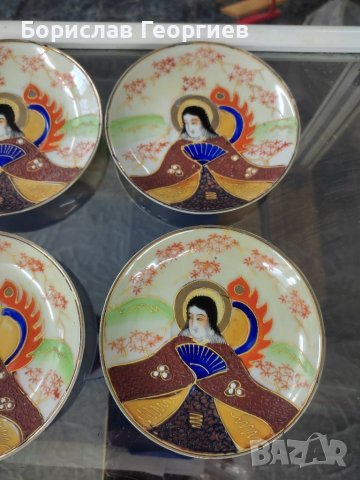 Шест чинийки за чаши за кафе япония, снимка 4 - Колекции - 39577450