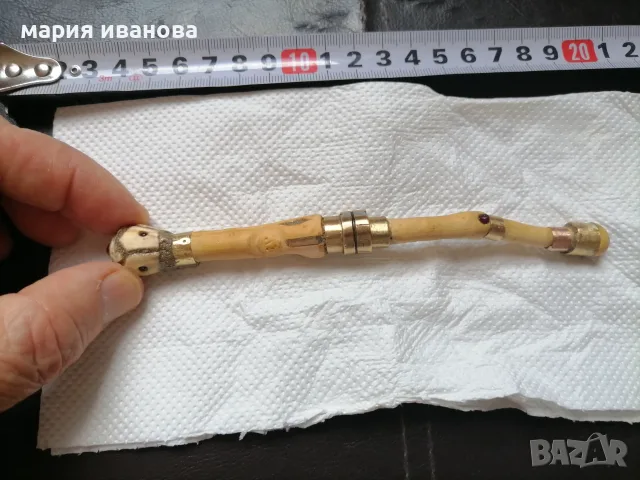 Малка ножка чемшир украса камъни , снимка 6 - Ножове - 55804792