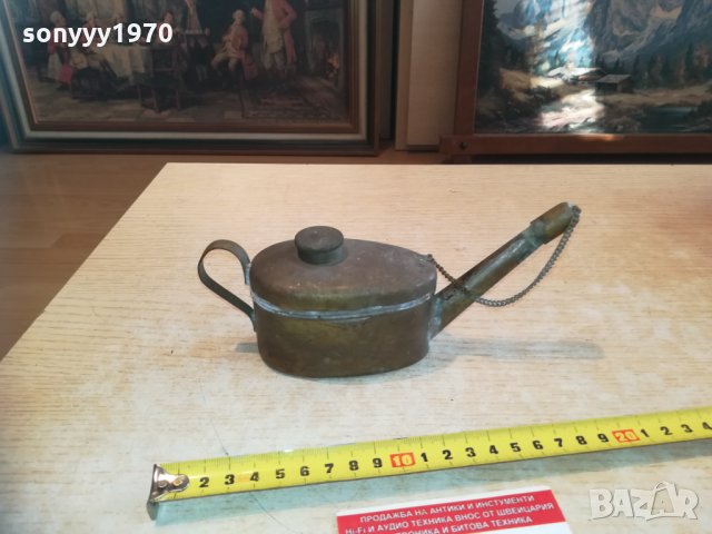 АНТИКА-ретро чаиник/леика-мед/месинг 2402211911, снимка 16 - Колекции - 31942375