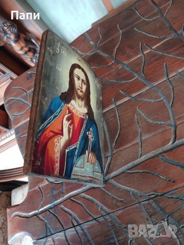Руска православна икона 19-ти век., снимка 7 - Антикварни и старинни предмети - 44634057