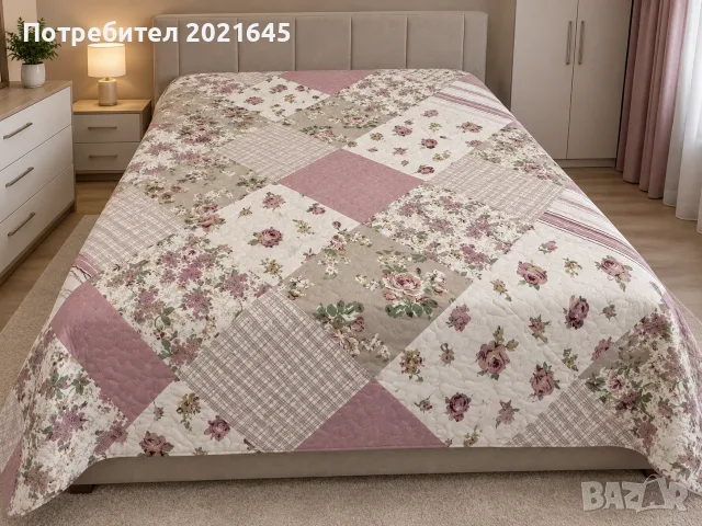 Шалте 220/240см, снимка 4 - Покривки за легло - 56513435