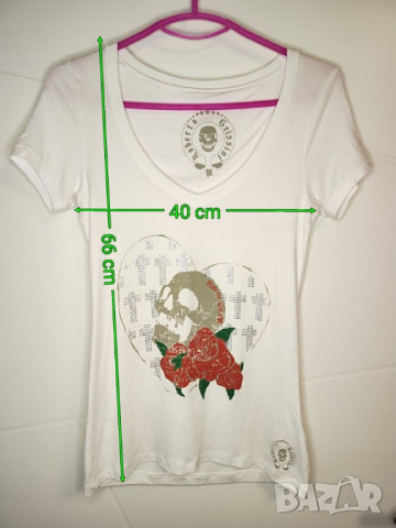 Roberto Geissini, оригинална дамска тениска размер М, снимка 3 - Тениски - 44671267