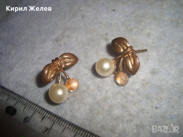 СТАРИ МЕДНИ ПЕРЛЕНИ АР ДЕКО СТИЛ ОБЕЦИ 29066