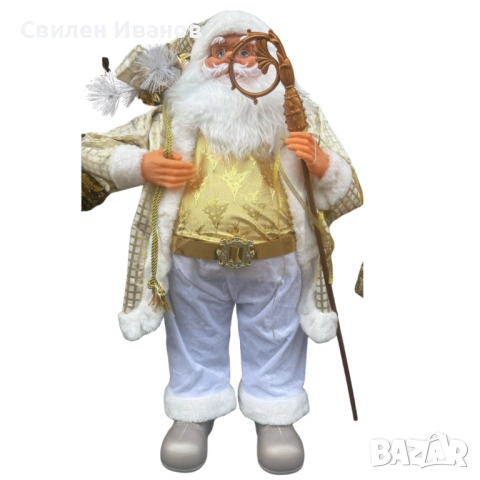 Златният Дядо Коледа – мигновено празнично настроение у дома!, снимка 2 - Декорация за дома - 52635304