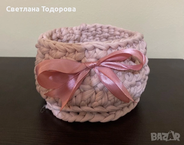 Плетени кутии и панерчета, снимка 7 - Декорация за дома - 53307041