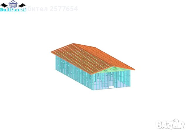 Конструкция за сглобяеми къщи, Преместваеми къщи - 84м², снимка 2 - Строителни материали - 44207780