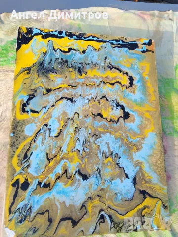 Маслена картина платно , снимка 2 - Картини - 47752945