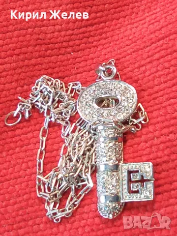 СКЪПОЦЕННО СРЕБЪРНО КЛЮЧЕ АРТ ПЕНДАНТ РОДИРАНО СРЕБРО 925 с ФИНА СРЕБЪРНА ВЕРИЖКА 49836, снимка 10 - Колиета, медальони, синджири - 49244608