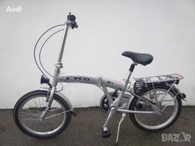 Двойно сгъваем алуминиев велосипед с вътрешни скорости CYCO ALU, снимка 1