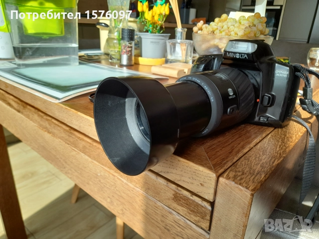 Фотоапарат Minolta Dynax 300si AF и обектив Minolta Zoom 70-210mm, снимка 11 - Фотоапарати - 52124471