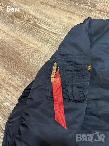 RARE!Alpha Industries X Ben Sherman MA-1 flight bomber jacket размер С , снимка 10 - Якета - 48642508