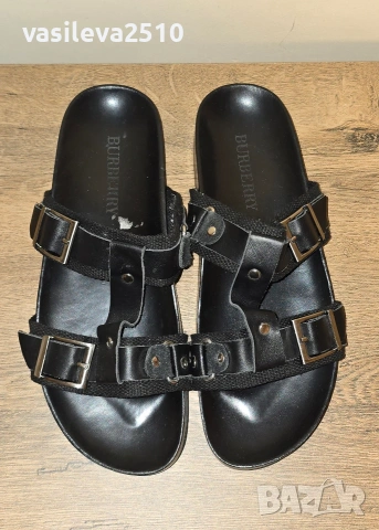 Burberry оригинални дамски чехли , снимка 2 - Чехли - 53891185