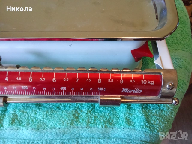 Антикварен кантар везна Marillo, снимка 2 - Антикварни и старинни предмети - 54329127