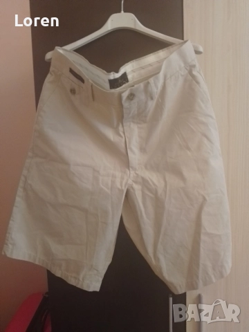 Ново!*Luxury*Мъжки къси кремави панталони , снимка 2 - Панталони - 52637477