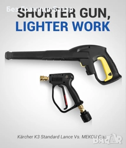 Нов компактен Пистолет за водоструйка с бърза връзка 1/4 за Karcher K2 K3 K4 K5 K7, снимка 2 - Други стоки за дома - 54209339