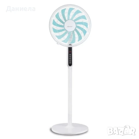 Вентилатор на стойка 16" Diplomat DFX-535RC, 60W, LED, дист. упр-е, снимка 4 - Вентилатори - 50563541